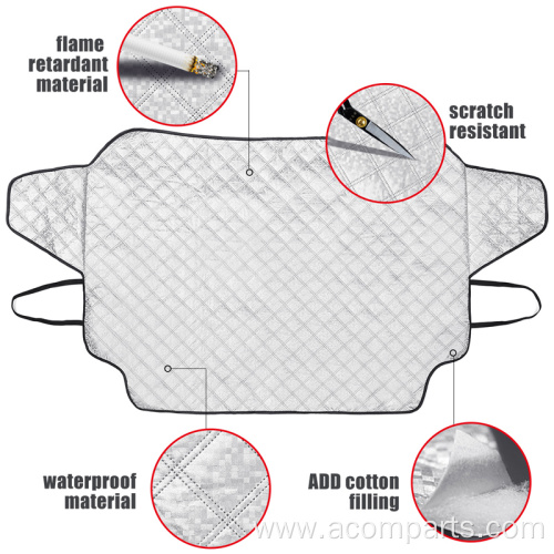 Universal magnetic car front windscreen cover